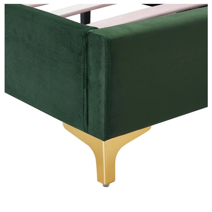 Polsterbett GLAMOUR 140x200 Cm Im Barock-Stil, In Grün 5 Polsterbett GLAMOUR 140x200 Cm Im Barock-Stil, In Grün – Bild 5