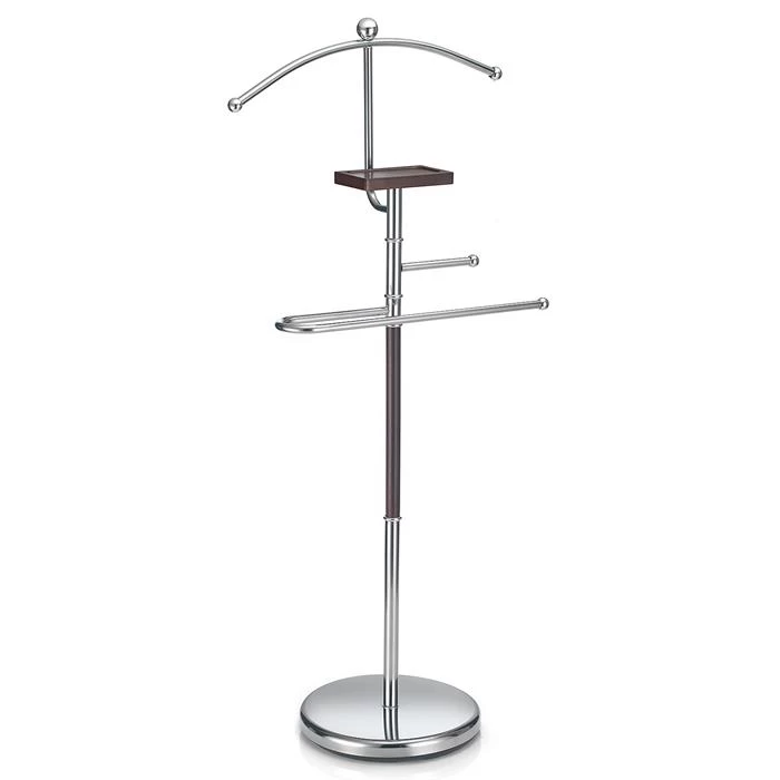 Herrendiener ECHO Mit Ablage, Metall Verchromt 1 Herrendiener ECHO Mit Ablage, Metall Verchromt