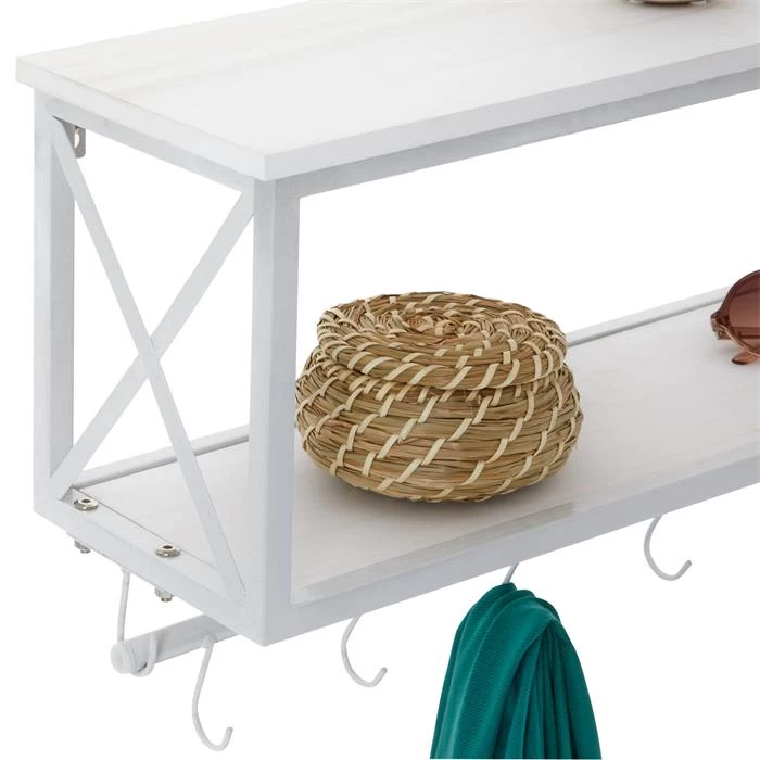 Wandgarderobe ARMANDO Weiß/weiß 3 Wandgarderobe ARMANDO Weiß/weiß – Bild 3