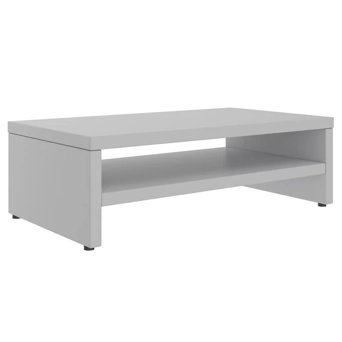 Monitorständer SUBIDA In Hellgrau Mit Ablagefach 3 Monitorständer SUBIDA In Hellgrau Mit Ablagefach – Bild 3