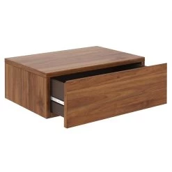 Hängende Nachtkommode ANNE 1 Schublade, Nussbaum