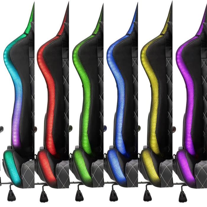 Gamingstuhl LEGEND In Schwarz, Mit LED Beleuchtung 3 Gamingstuhl LEGEND In Schwarz, Mit LED Beleuchtung – Bild 3