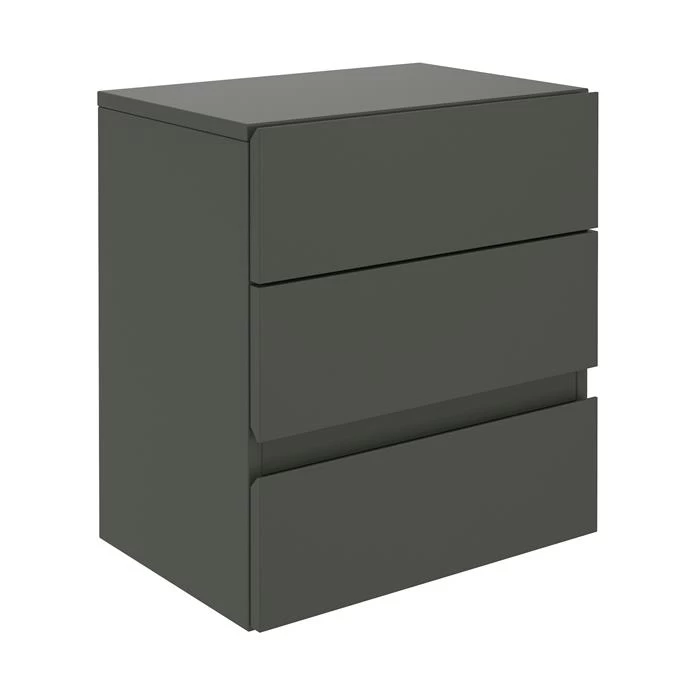 Hängeregal Nachtschrank ANNO Mit 3 Schubladen In Grau 2 Hängeregal Nachtschrank ANNO Mit 3 Schubladen In Grau – Bild 2
