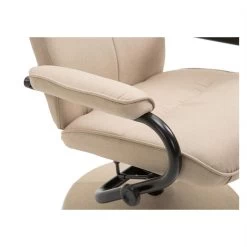 Relaxsessel DAKOTA Mit Hocker Und Stoffbezug In Beige 10 Relaxsessel DAKOTA Mit Hocker Und Stoffbezug In Beige -Möbel Verkauf 94837 4