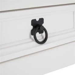 Konsolentisch CAMPO Kiefer Massiv Mit 1 Schublade, Weiß/braun -Möbel Verkauf 94872 8