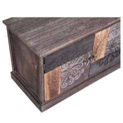 Schuhbank MARA Braun/grau Lackiert -Möbel Verkauf 94891 4