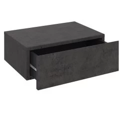 Hängende Nachtkommode ANNE Betonoptik Dunkel