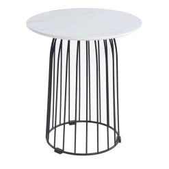 Couchtisch SALAMANCA Rund In Marmor Weiß -Möbel Verkauf 95197 2