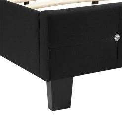 Polsterbett DELAWARE 90x200 Cm, Inkl. Lattenrost In Schwarz 7 Polsterbett DELAWARE 90x200 Cm, Inkl. Lattenrost In Schwarz -Möbel Verkauf 95271 3