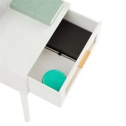 Nachttisch KIRAN Mit 1 Schublade, Holz In Weiß 9 Nachttisch KIRAN Mit 1 Schublade, Holz In Weiß -Möbel Verkauf 95328 4