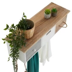 Wandgarderobe SALVA Mit Haken Und 3 Schubkästen 10 Wandgarderobe SALVA Mit Haken Und 3 Schubkästen -Möbel Verkauf 95368 3