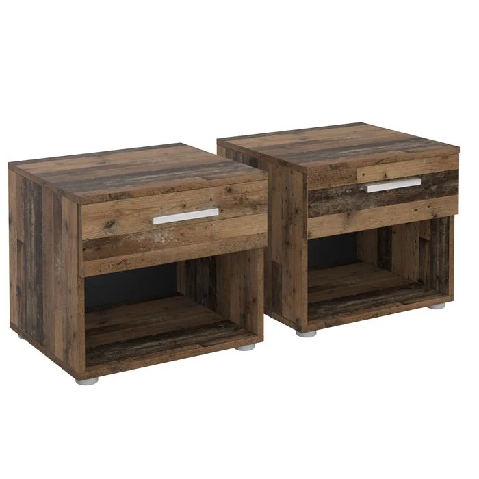 Nachttisch MARY Im 2er Set In Old Style 2 Nachttisch MARY Im 2er Set In Old Style – Bild 2