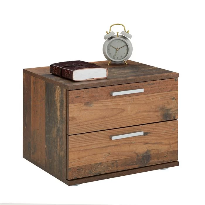 Nachttisch MAXIMA In Old Style Mit 2 Schubladen 1 Nachttisch MAXIMA In Old Style Mit 2 Schubladen