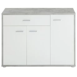 Schuhschrank DEUSTO In Betonoptik/weiß -Möbel Verkauf 95438 1 N1