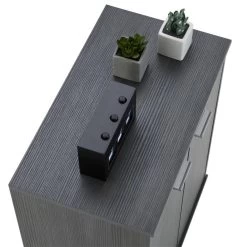 Schuhschrank LENNIS 2 Türen In Esche Grau -Möbel Verkauf 95449 4