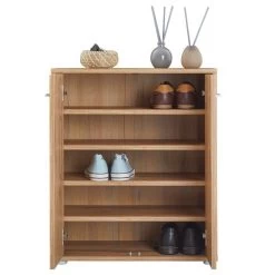 Schuhschrank LENNIS 2 Türen In Wotan Eiche -Möbel Verkauf 95452 3