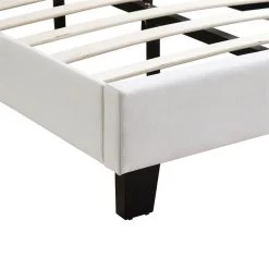 Polsterbett POWELL 120x200 Cm Mit LED Beleuchtung, Stoff Weiß 9 Polsterbett POWELL 120x200 Cm Mit LED Beleuchtung, Stoff Weiß -Möbel Verkauf 95526 4