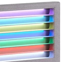 Polsterbett LEXINGTON 140x200 Cm, LED Beleuchtung, Stoff Grau 11 Polsterbett LEXINGTON 140x200 Cm, LED Beleuchtung, Stoff Grau -Möbel Verkauf 95534 4