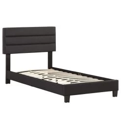 Polsterbett TUCSON 90x200 Cm, Stoff Schwarz 8 Polsterbett TUCSON 90x200 Cm, Stoff Schwarz -Möbel Verkauf 95542 2