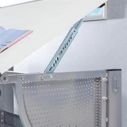 Kinderschreibtisch SARI, Neigbar Und Höhenverstellbar In Weiß/alu 11 Kinderschreibtisch SARI, Neigbar Und Höhenverstellbar In Weiß/alu -Möbel Verkauf 95561 AC7