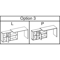 Eckschreibtisch DIEGO Mit Regal In Sonoma Eiche -Möbel Verkauf eckschreibtisch sonoma eiche 93538 41 3